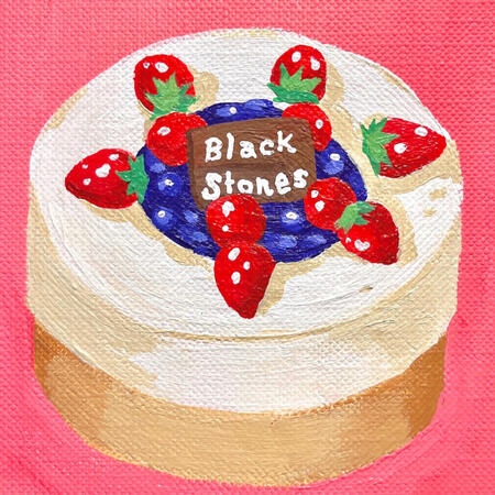 Nana “Black Stones” Cake